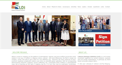 Desktop Screenshot of lebanondialogue.org